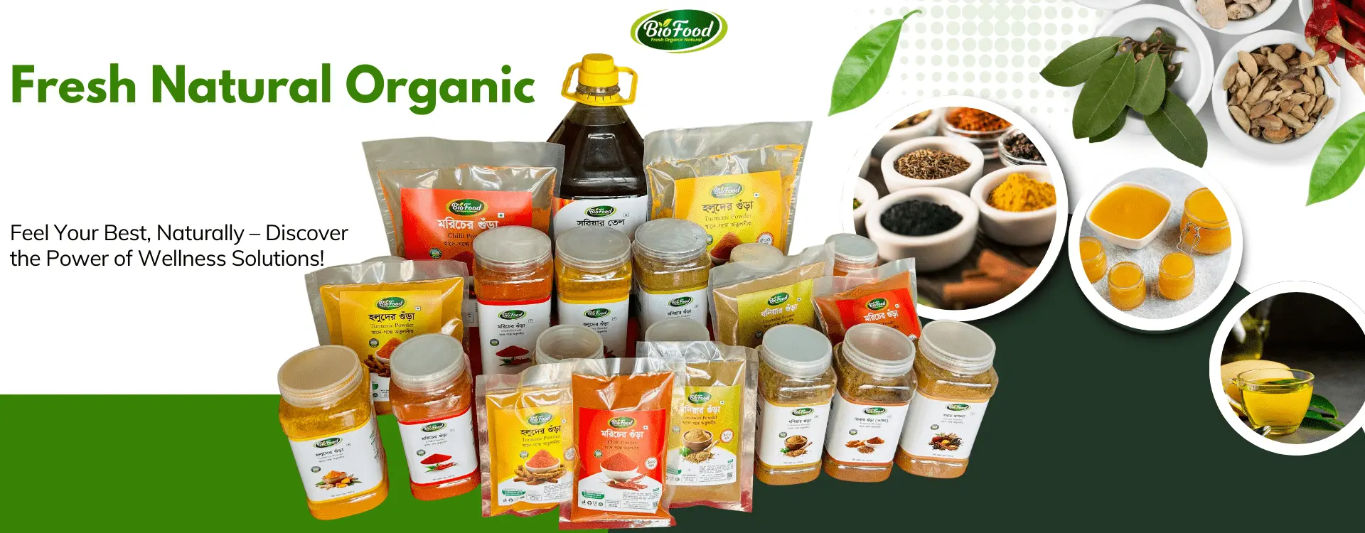 Bio Food Home page Bannaner